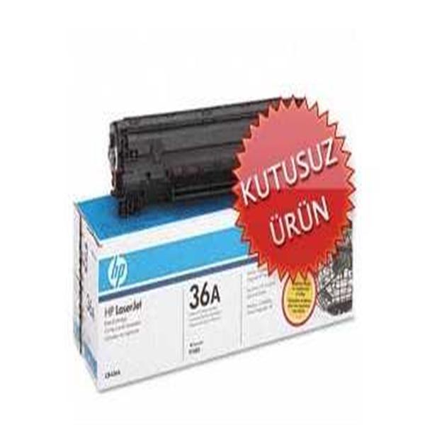 Hp CB436A (36A) Kutusuz Siyah Orjinal Toner