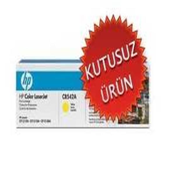 Hp CB542A (125A) Kutusuz Sarı Orjinal Toner