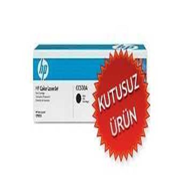 Hp CC530A (304A) Kutusuz Siyah Orjinal Toner