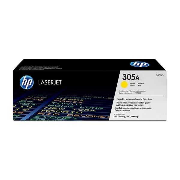 Hp CE412A (305A) Sarı Orjinal Toner