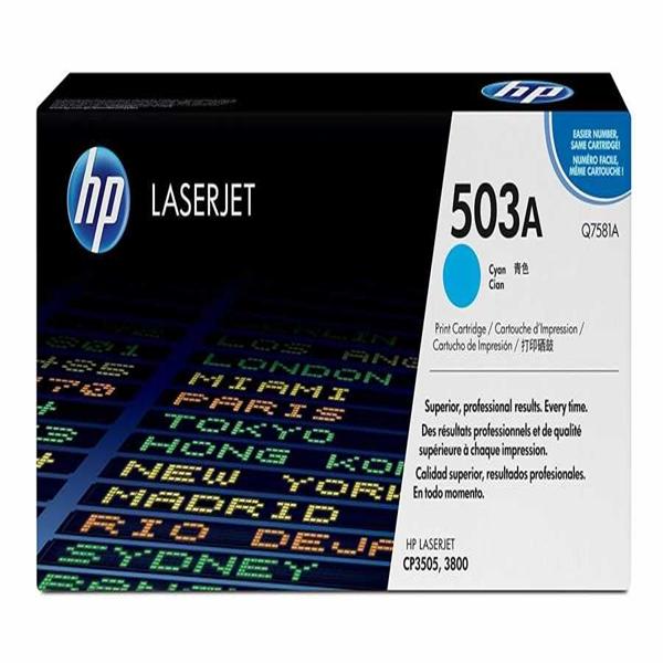 Hp Q7581A (503A) Mavi Orjinal Toner